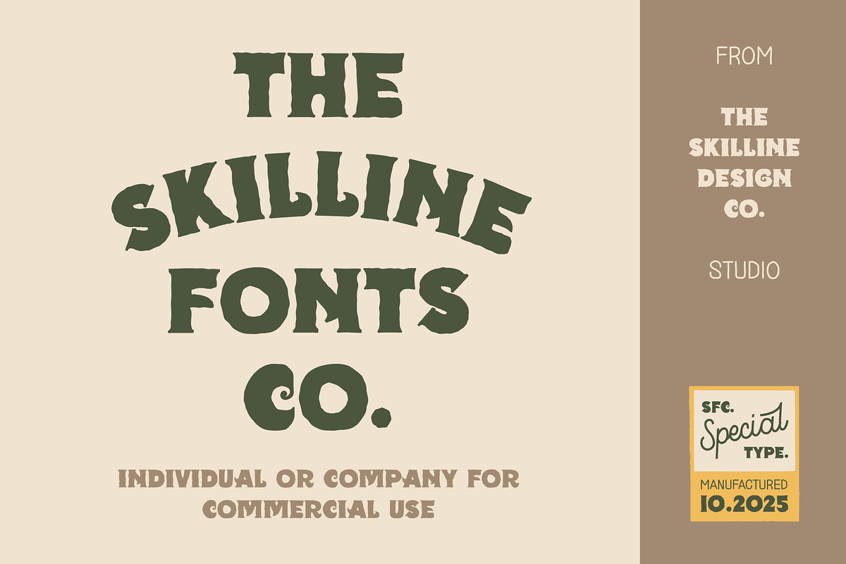 SFC Camphard, a Sans Serif Font by Skilline Supply Co. (Photo 8 of 8)
