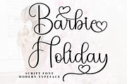 Barbie Holiday, a Handwritten Font by FreshTypeINK (Thumbnail 5 of 8)