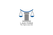 Scales of Justice Law Firm Logo, a Branding & Logo Template by YUDesignStore (Thumbnail 2 of 11)