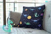 Dino in cosmos patterns, a Pattern Graphic by Michiru13 (Thumbnail 8 of 23)