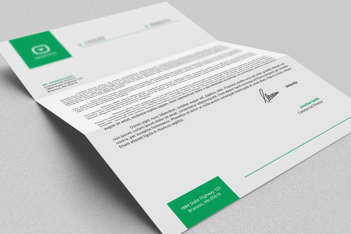 Corporate Letterhead 9 with MS Word, a Stationery Template by ND Design (Photo 7 of 8)