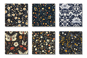 Seamless Gothic Spring Pattern, a Pattern Graphic by Canvas Craft (Thumbnail 2 of 4)