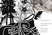 Trekking boots. Vector illustration, an Illustration by Nadia Murash (Thumbnail 2 of 2)