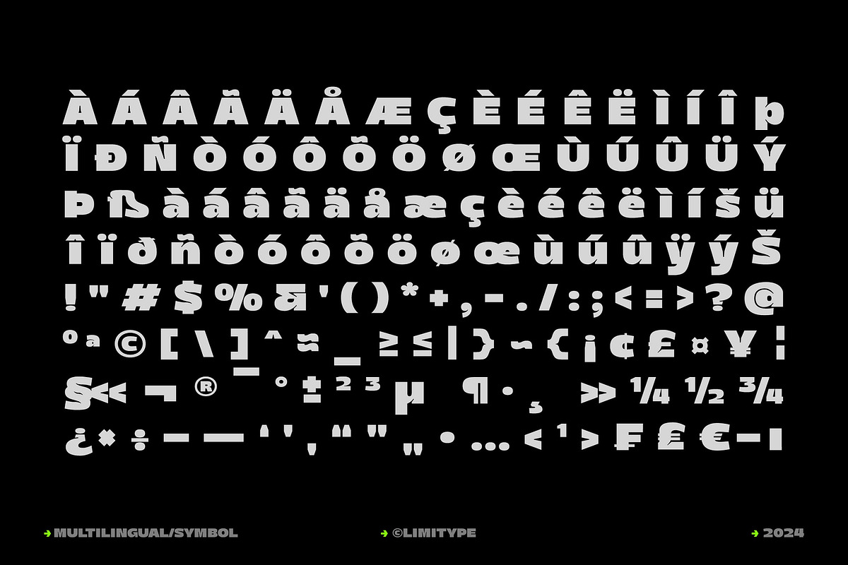 Bionix - Futuristic Bold Font, a Sans Serif Font by limitype (Photo 12 of 13)