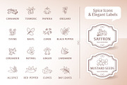 Vintage Kitchen Jar Labels, Icons, an Object Graphic by Lettering_Logo (Thumbnail 2 of 10)