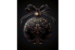 Elegant Black And Gold Christmas