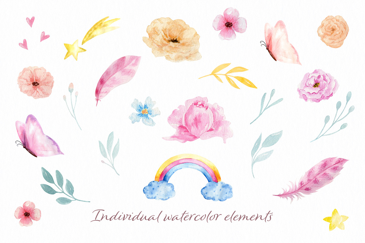 Watercolor Unicorn collection., a Graphic by Irene_Boiko_ART (Photo 10 of 11)