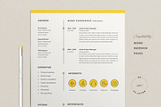 Resume Template Marlena, a Resume Template by Estartshop (Thumbnail 4 of 7)