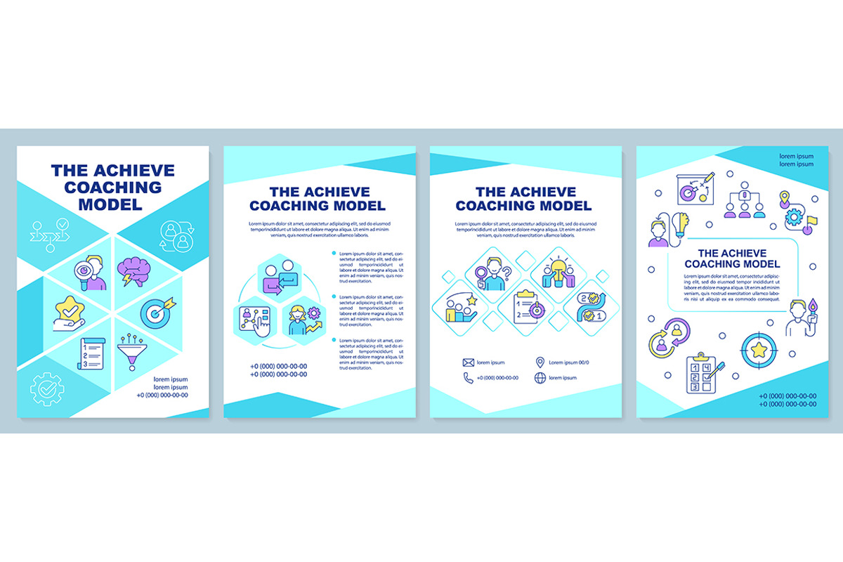 Achieve coaching model brochure, a Brochure Template by IMG Visuals