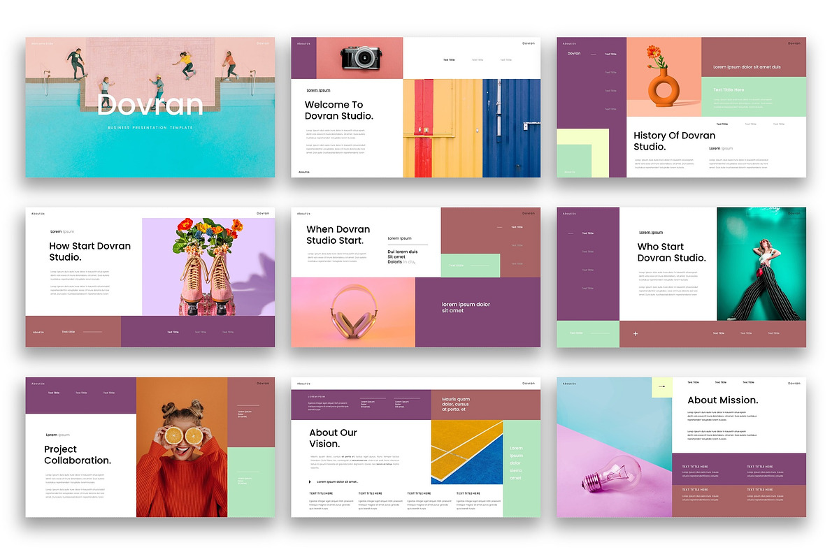 Dovran – Business Keynote Template, a Presentation Template by kreatifreya (Photo 2 of 5)