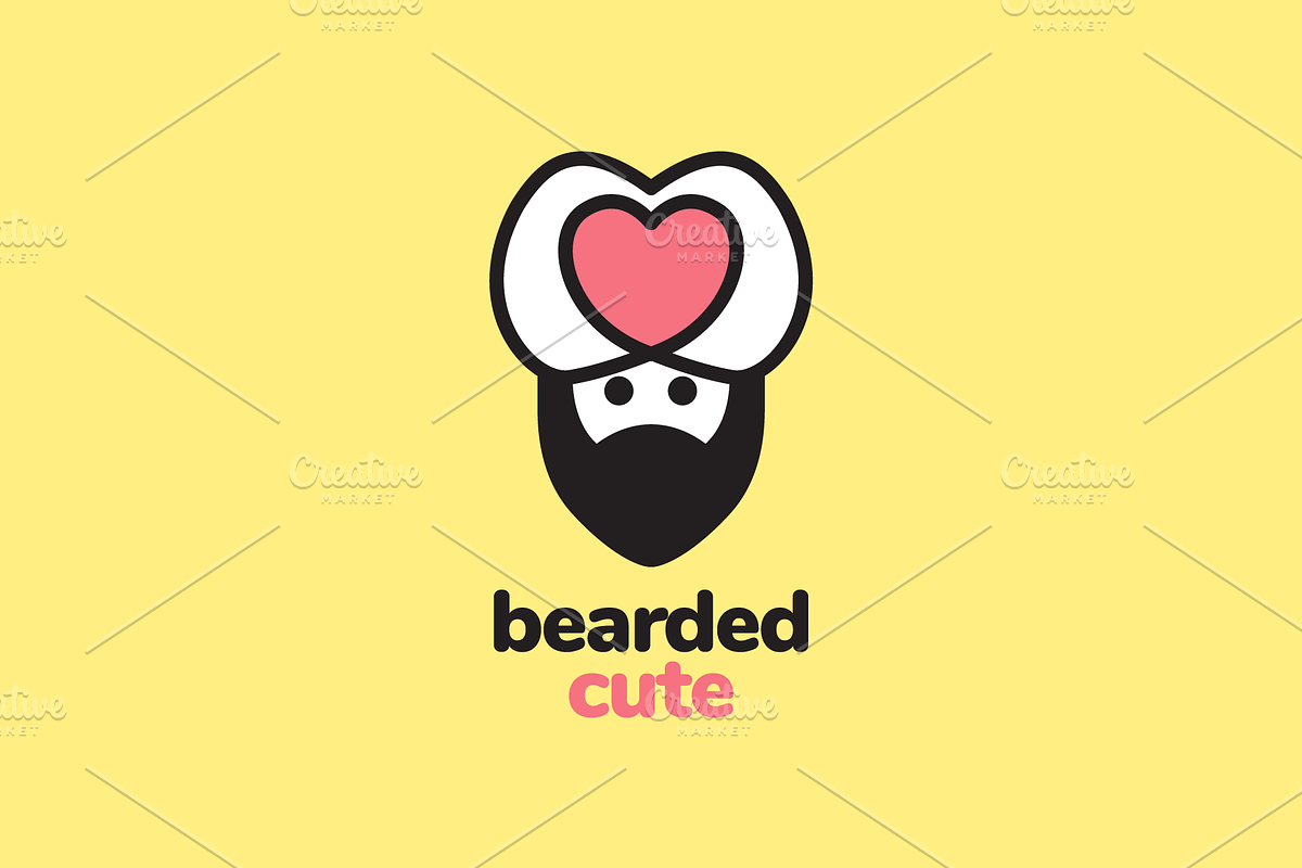 turban headgear love heart logo, a Branding & Logo Template by devastd