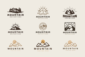 Mountain Logo Outdoor Adventure