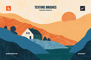 Procreate Texture Brushes, a Brush Add-On by pixelbuddha.net (Thumbnail 6 of 7)