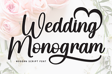 Wedding Monogram | Script Font