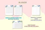 2026 Calendar Template - Canva, a Templates & Theme by Adalin Shop (Thumbnail 4 of 12)