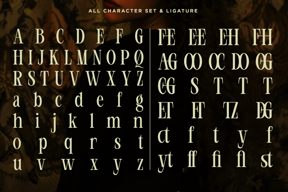 Desqire - Luxury Serif Typeface, a Serif Font by NexaLine (Photo 9 of 10)