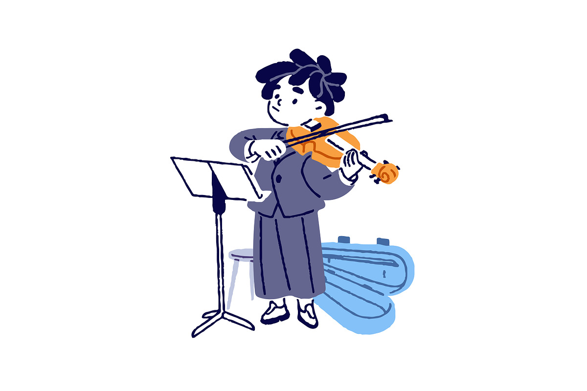 Creative kid activities, hobbies set, a Person Illustration by PaperTrident (Photo 4 of 9)