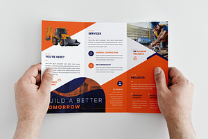 Construction Trifold Brochure