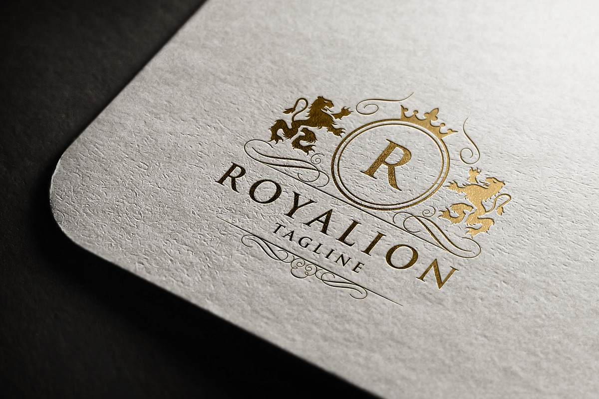 Royal Lion Letter R Logo, a Branding & Logo Template by Design_Planet