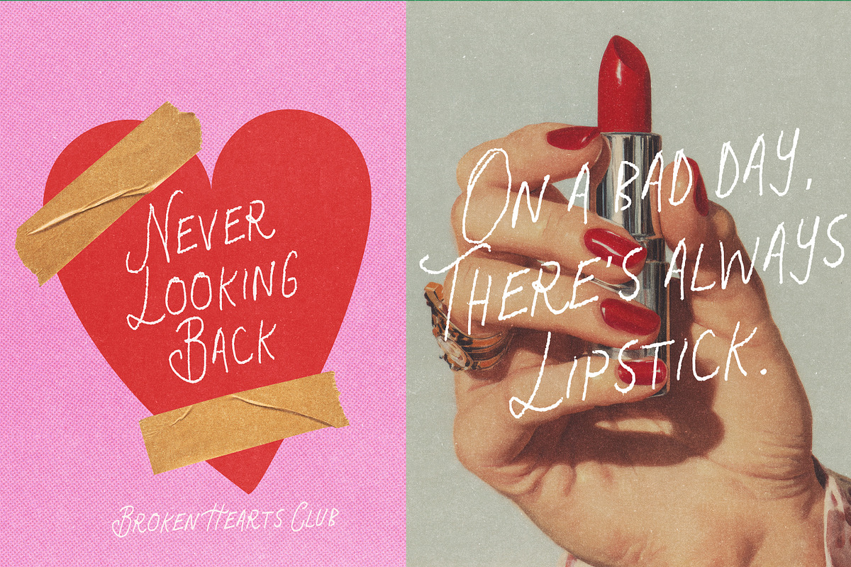 Heart Breaker Font Duo, a Handwritten Font by Nicky Laatz (Photo 13 of 26)