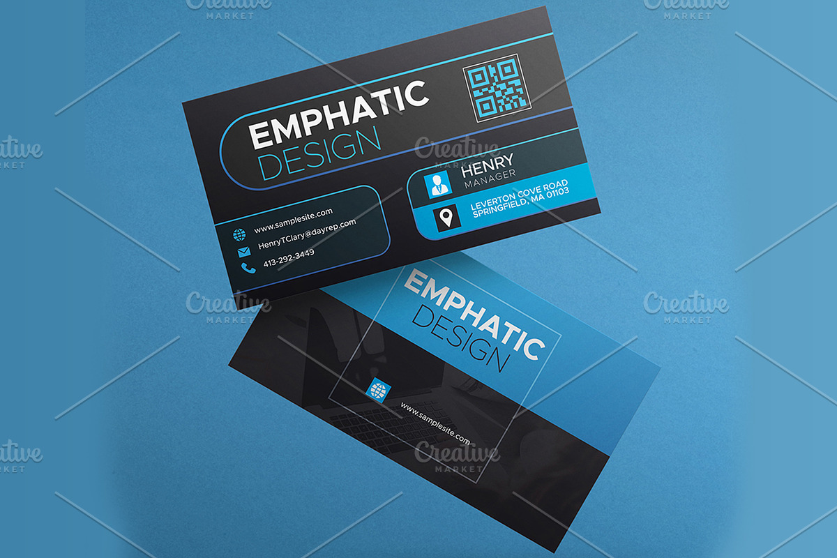 Creative Business Card Design, a Business Card Template by ExpertDesigner411 (Photo 1 of 3)