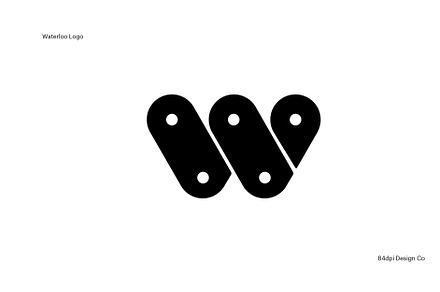 W is for Waterloo Logo Template