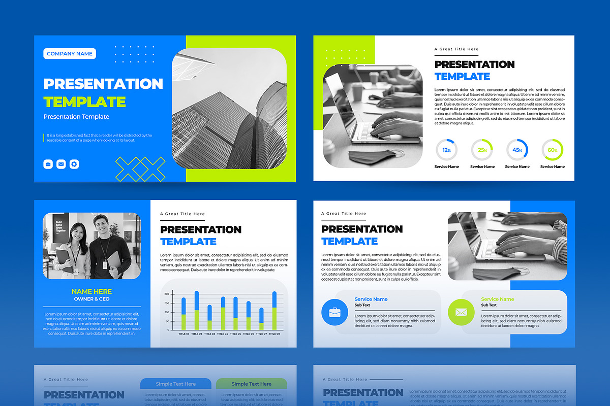 Business Strategy Presentation, a Presentation Template by CreativeUP (Photo 5 of 6)