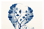 Deca Co - Blue Ink Botanical Shapes, a Texture Illustration by milatovar (Thumbnail 22 of 25)