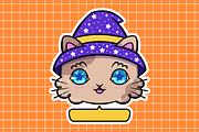 Catween - Halloween Cats Vector Set, a Decorative Illustration by Candy Horror Shop (Thumbnail 2 of 4)