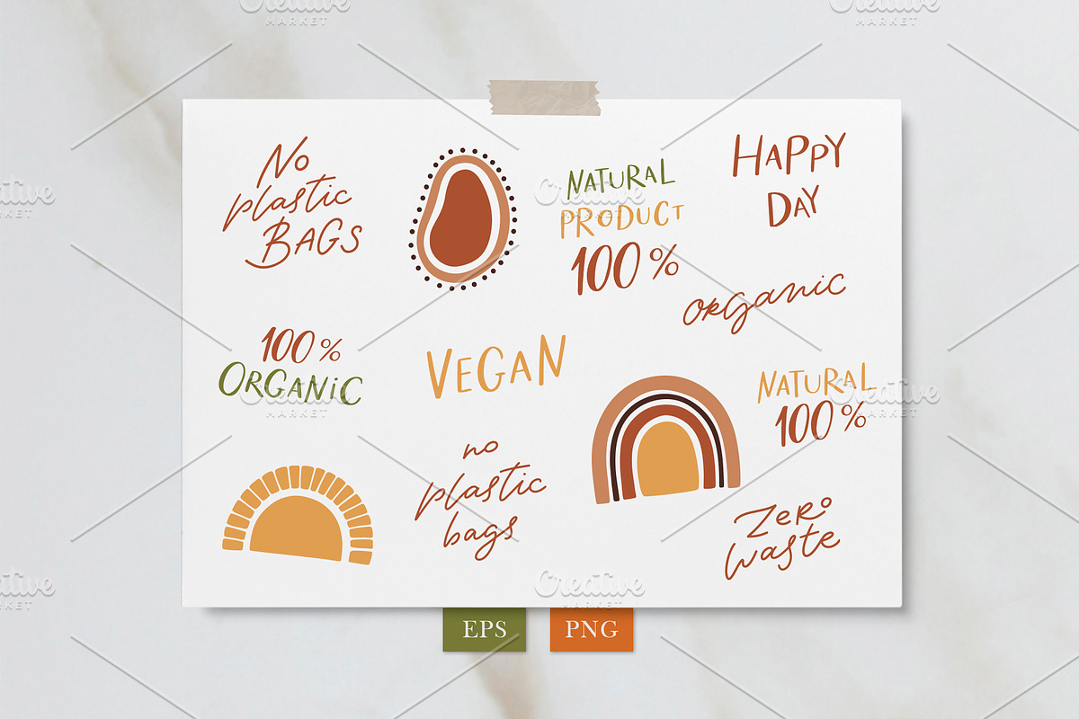 Zero Waste, an Object Graphic by PatrushevaYana (Photo 2 of 6)