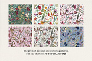 Essence. Floral pattern, a Pattern Graphic by emeraldthue (Thumbnail 4 of 6)