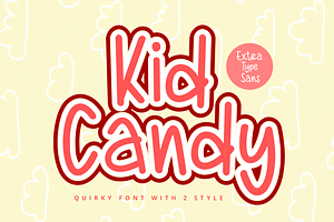 Kid Candy - Palyful Font Duo