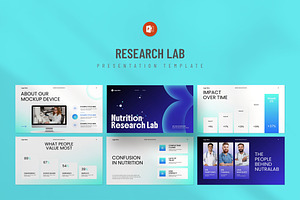 Nutrition Research Lab Presentation, a Presentation Template by KreateTribe