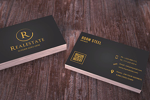 Real Estate Logo Business Card