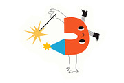 Cute Birthday Monsters Clipart, an Object Graphic by the_myro (Thumbnail 11 of 11)