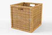 Rattan Basket Ikea Branas Natural, an Object 3D Model by Markelos (Thumbnail 1 of 10)