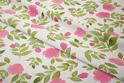 Pink Peony Flower Watercolor Pattern, a Pattern Graphic by Minna May Design (Thumbnail 2 of 2)