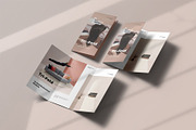 Tri-Fold DL Brochure Mock-up, an Advertising Mockup by Se٧enStudio (Thumbnail 4 of 16)
