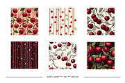 Cherry Retro Art Style Patterns, a Pattern Graphic by karenfoleyphoto (Thumbnail 13 of 15)