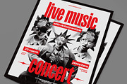Live Music Event Flyer, a Flyer Template by graphicook (Thumbnail 2 of 3)