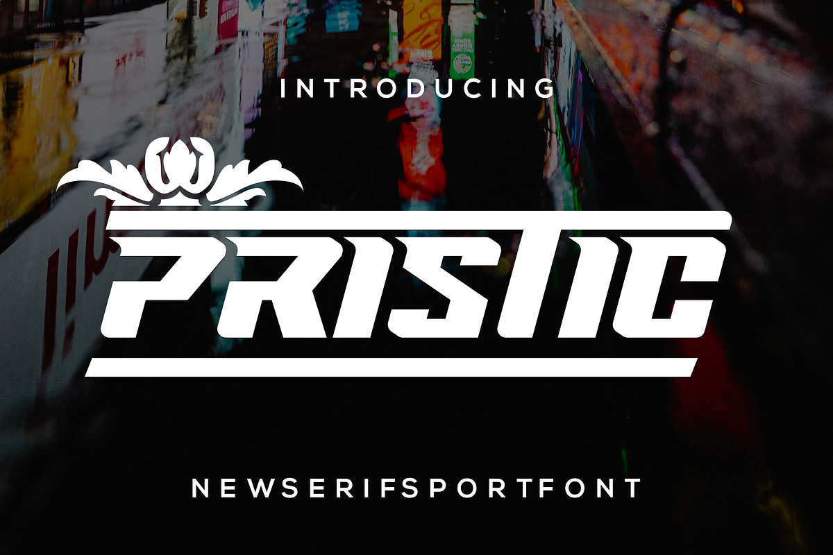 Pristic, a Serif Font by riotama85 (Photo 1 of 5)