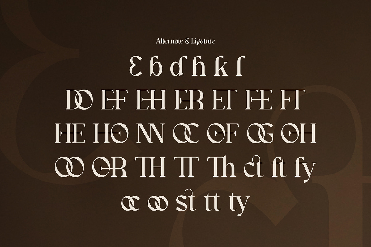 Coralie - Modern Elegant Serif Font, a Serif Font by Flawless And Co (Photo 8 of 10)