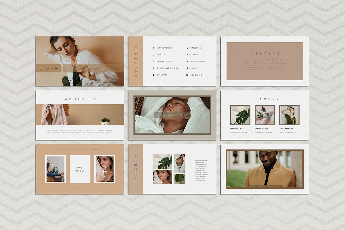 Libra PowerPoint Brand Guidelines, a Presentation Template by SlideStation (Photo 5 of 9)