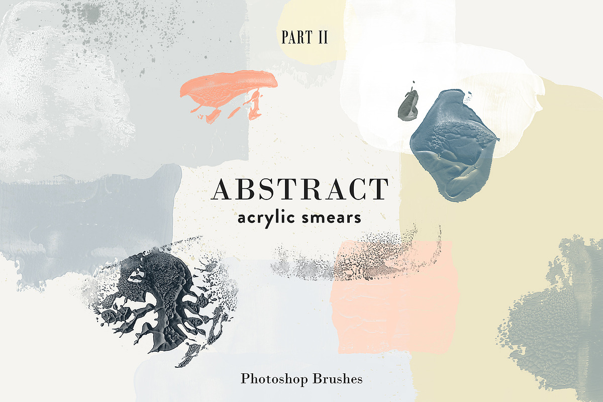 Abstract Acrylic Smears - PS Brushes, a Brush Add-On by Struvictory.art (Photo 1 of 7)
