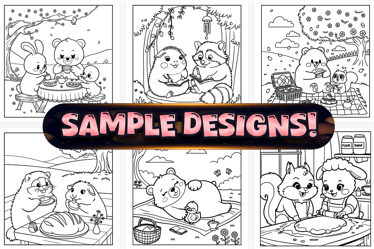 Bold Easy Spring Moments Coloring, a Seasonal Illustration by Craftsbeefy (Photo 3 of 4)