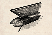 American Classic Car Pickup Drawings, an Illustration by Doggy Days (Thumbnail 9 of 9)