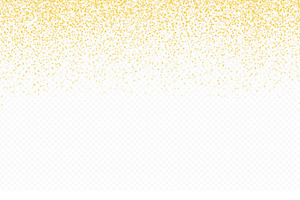 Golden glitter confetti background, a Decorative Illustration by Yayasya