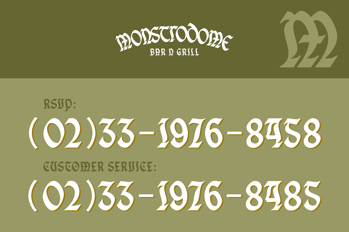 Eachtra | Modern Blackletter Font, a Blackletter Font by Twicolabs Fontdation (Photo 8 of 8)
