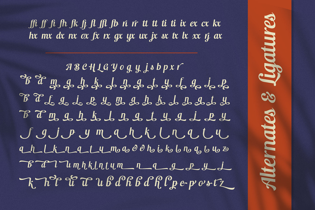 Andalia - Casual Script, a Script Font by Arterfak Project (Photo 14 of 14)
