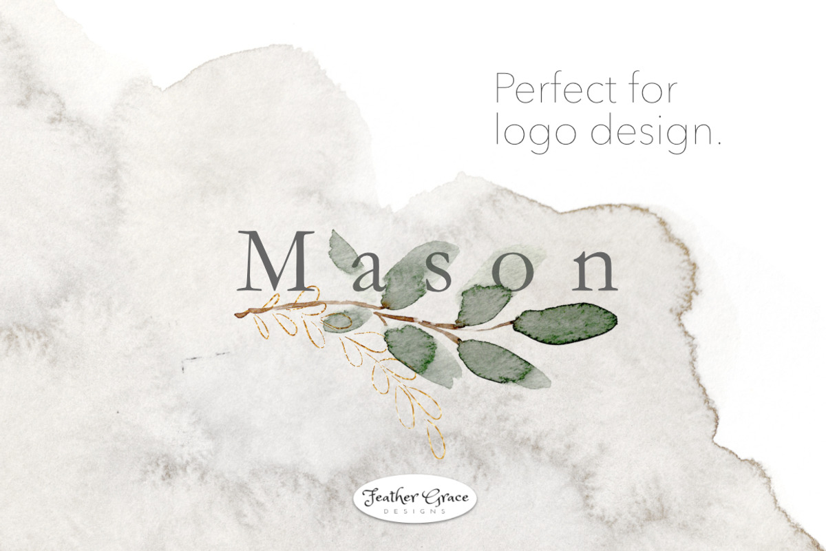 Watercolor Leaves & Washes, an Illustration by Feather Grace Designs (Photo 2 of 11)